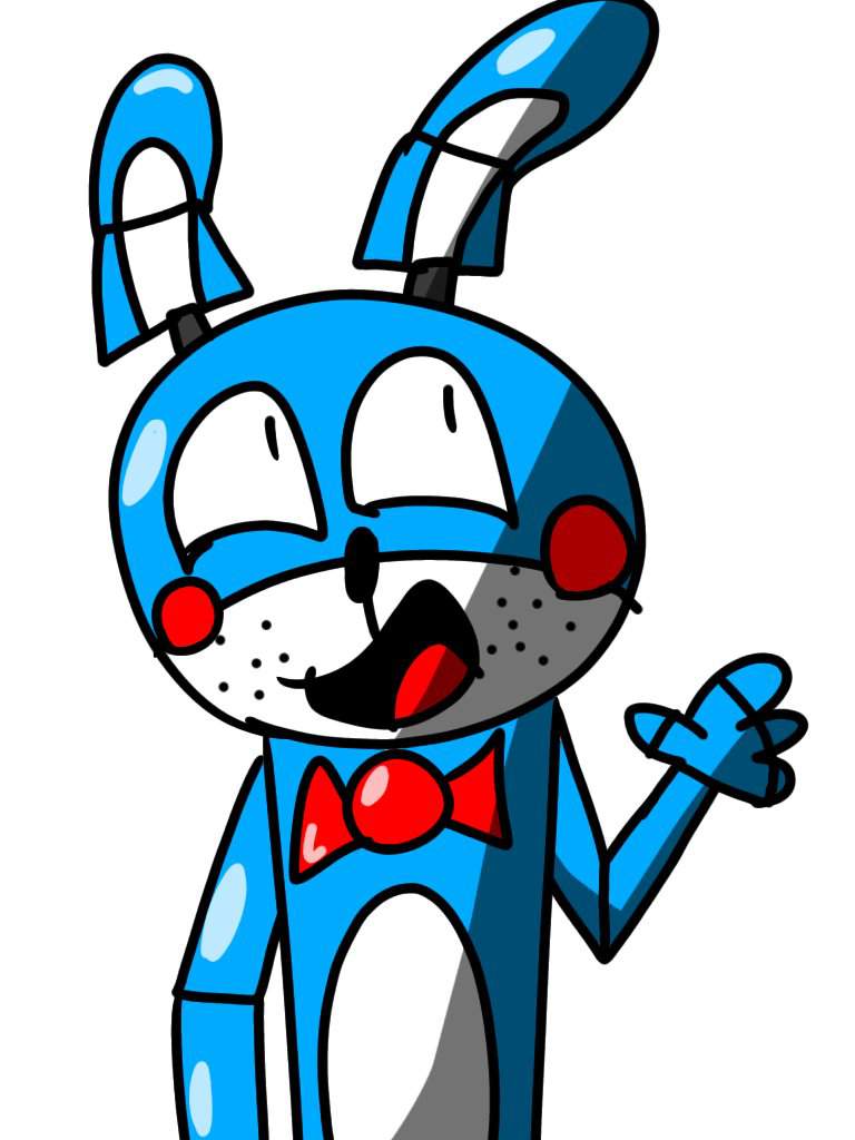 Al final le haré unos cambios a Toy Bonnie, antes no lo dibujaba asi ...