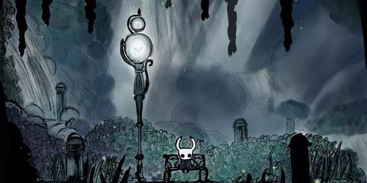 Hollow knight темная комната зеленая тропа