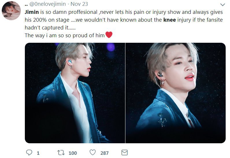BTS’s Jimin Injured His Knee In Japan, But He Handled It Like A Pro ...