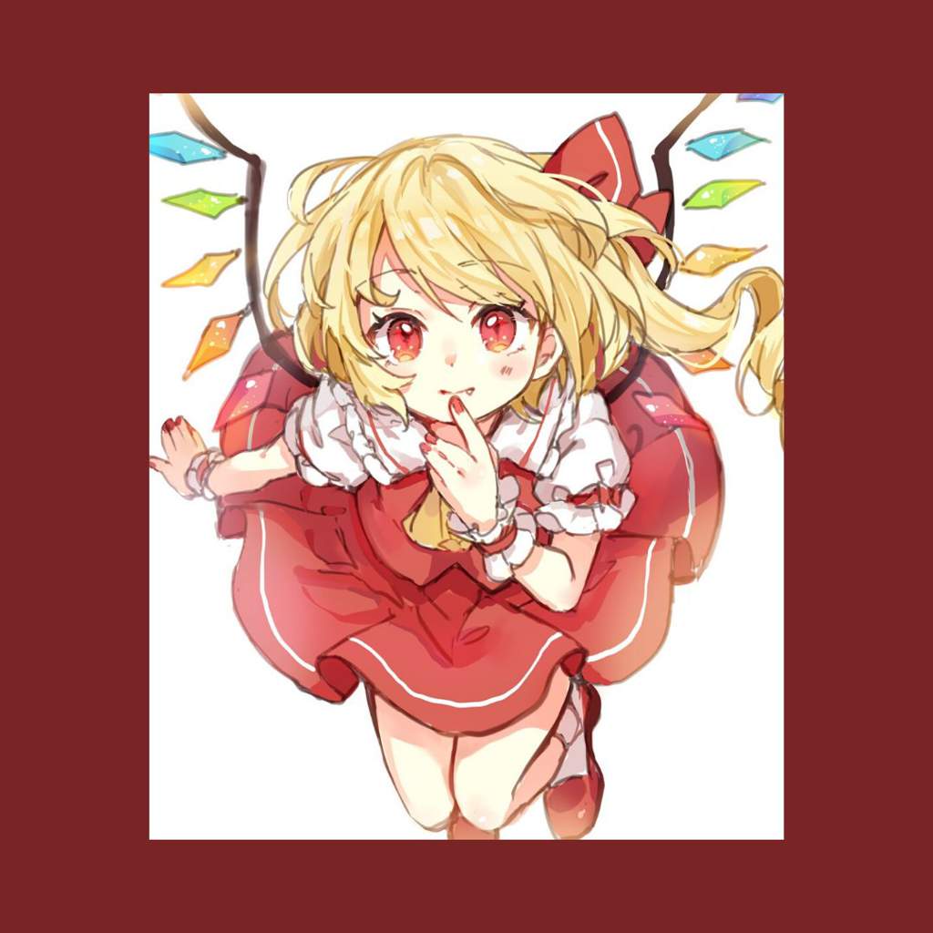 Touhou 6. The embodiment of Scarlet Devil.