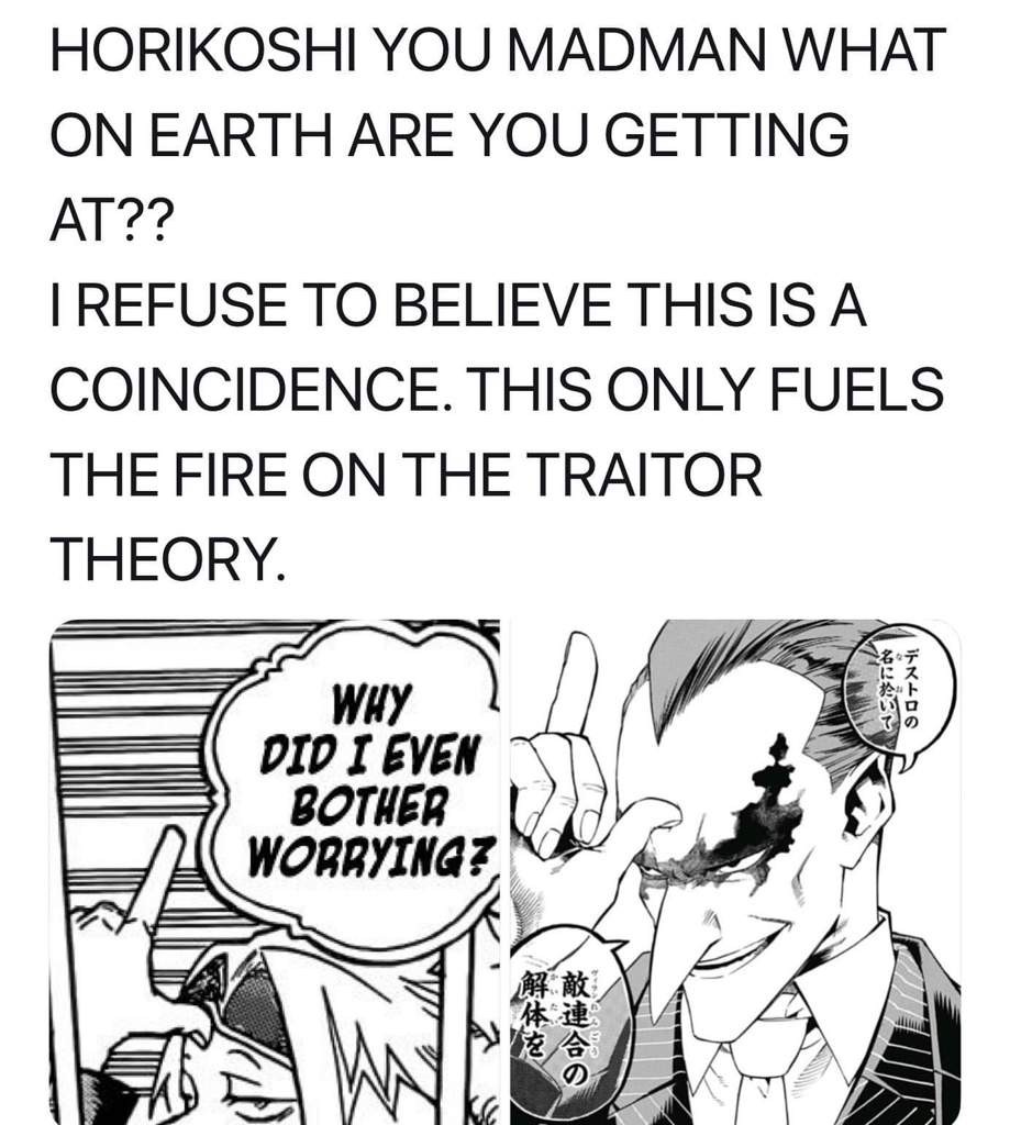 Kaminari is the traitor theory My Hero Academia Amino