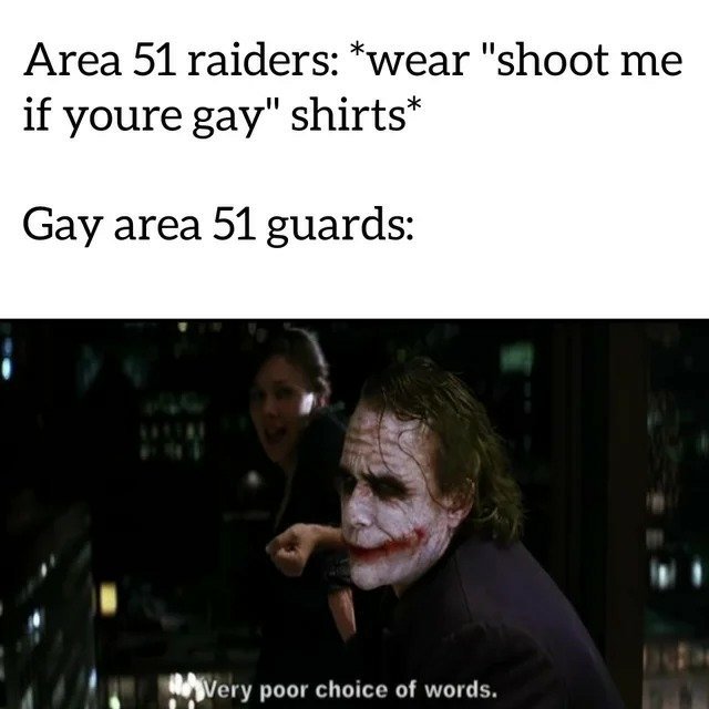 raid if you are gay meme