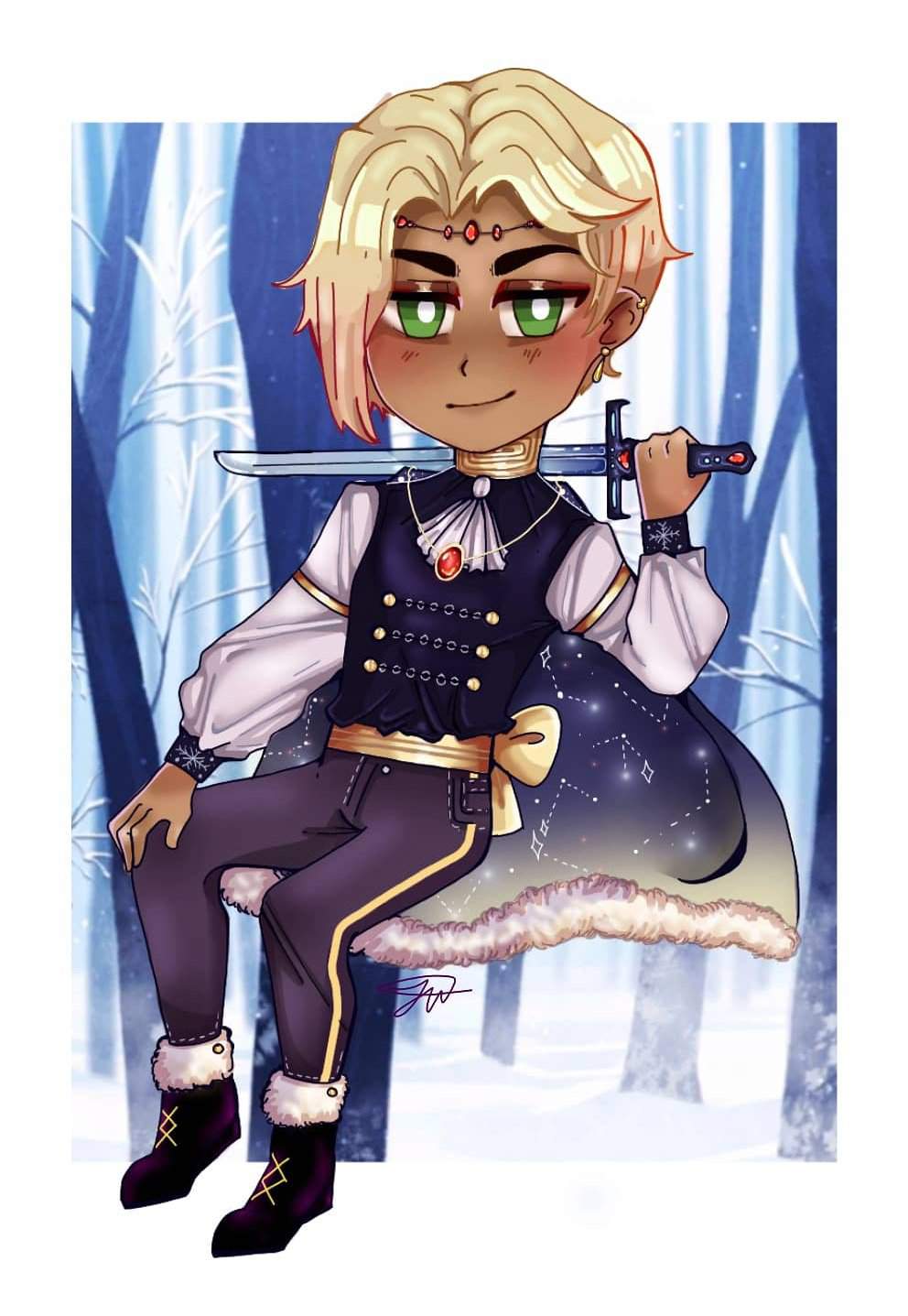 Winter Ball Gabriel | The Arcana: Visual Novel Amino