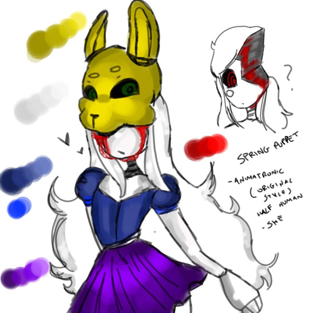 spring puppet (oc) | FNAF OCs Amino