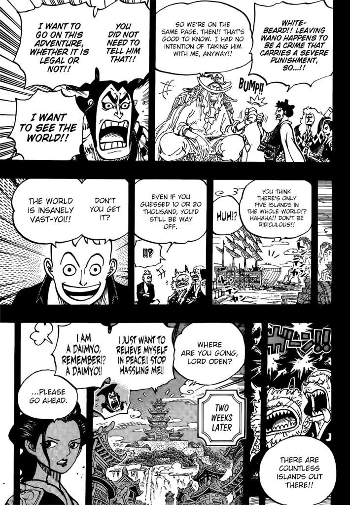 One Piece Chapter 964 Odens Adventures Analysis One Piece Amino