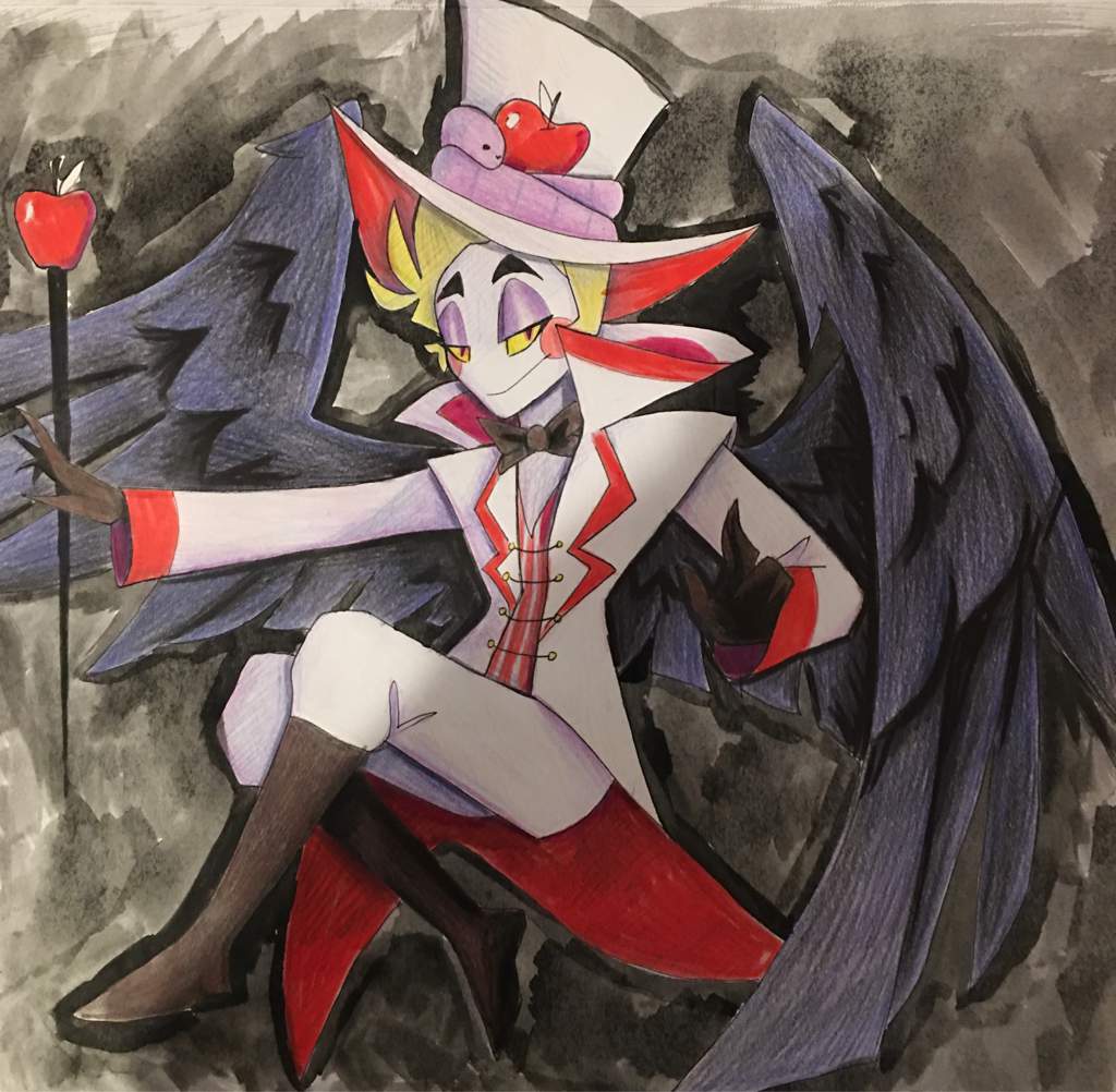 Lucifer with wings | Hazbin Hotel (official) Amino