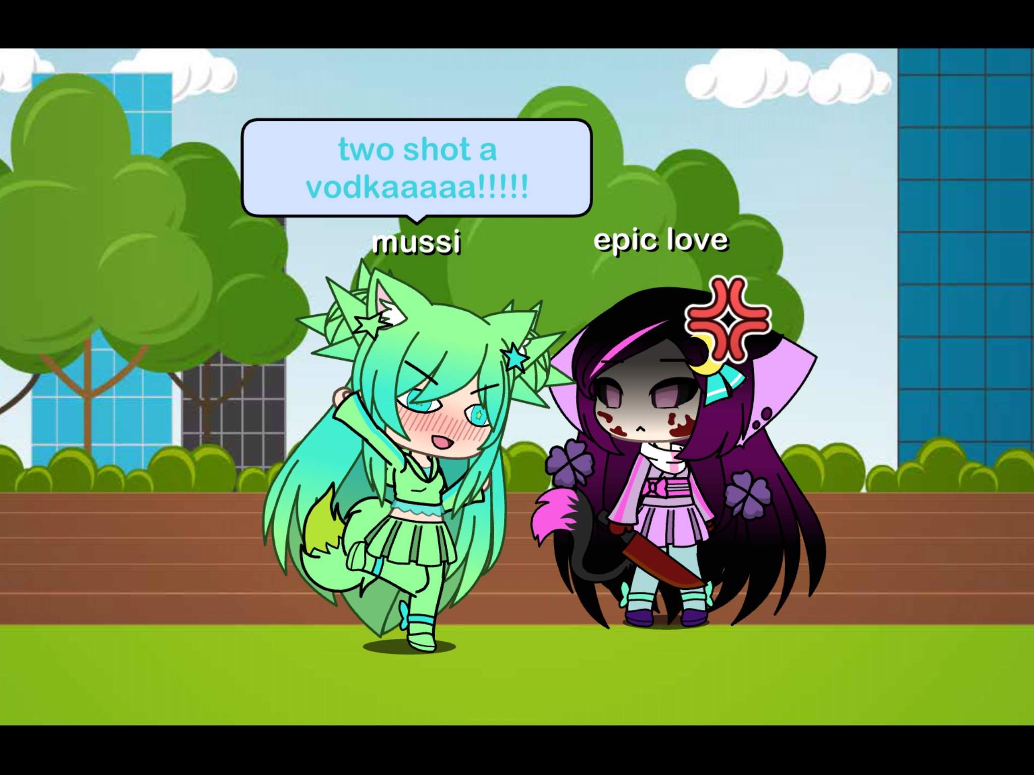 Two shot a vodka of gacha life owo | Gacha-Life Amino