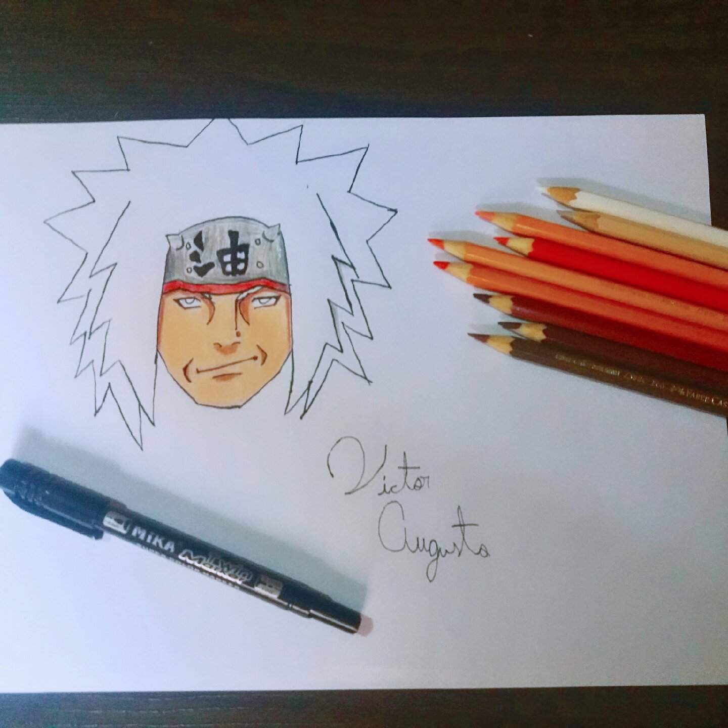 Um desenho do jiraia que eu fiz aberto para críticas | °Desenhistas Do ...