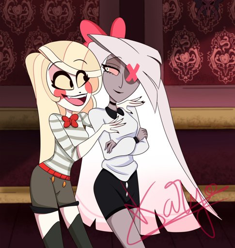 Hazbin hotel:Charlie and veggie | Yuri Manga & Anime Amino