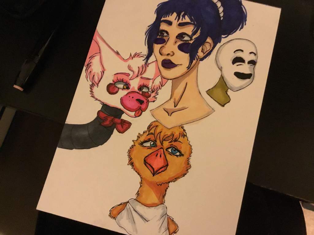 Some drawings Fnaf Roleplay Amino