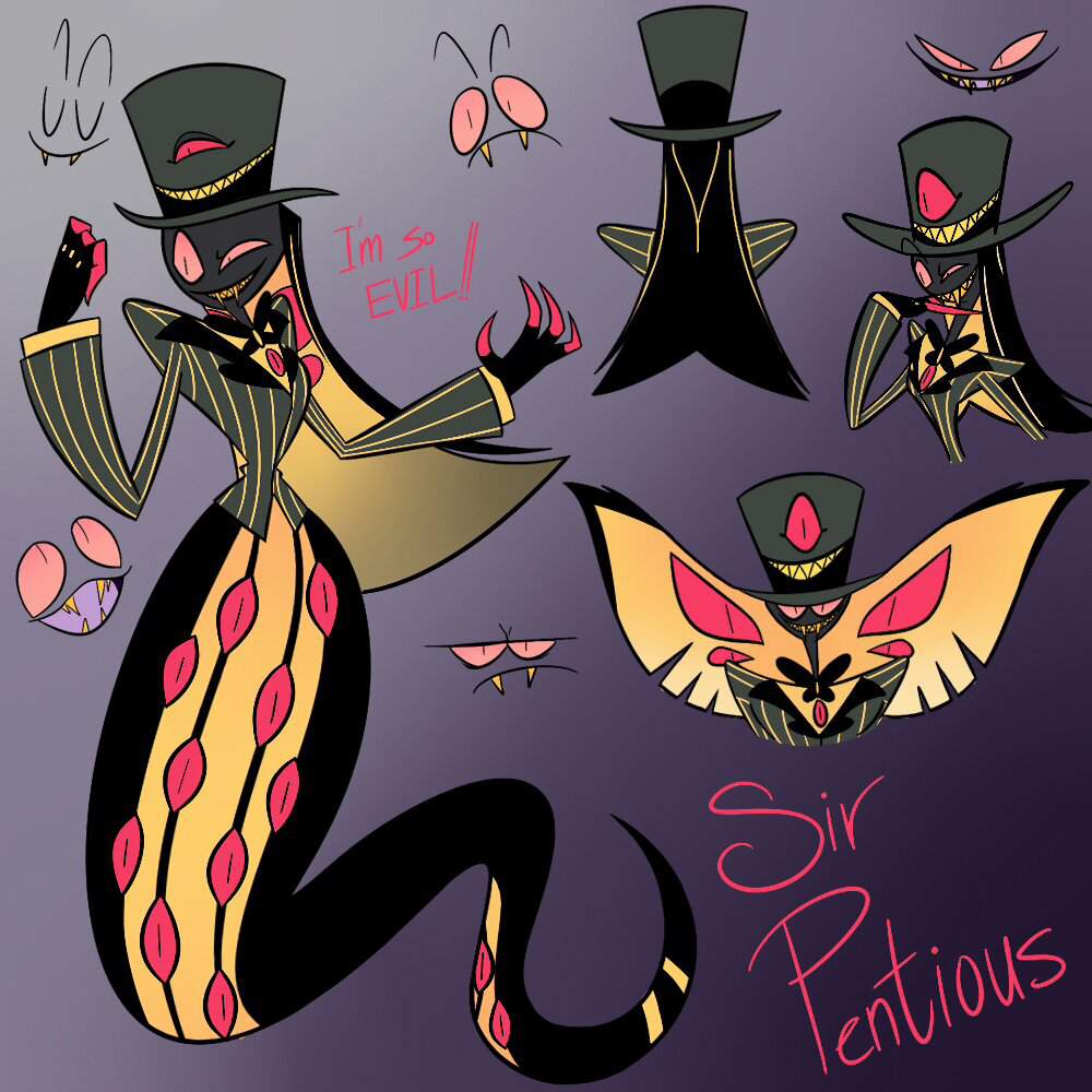 Sir Pentious Doodles Hazbin Hotel Official Amino