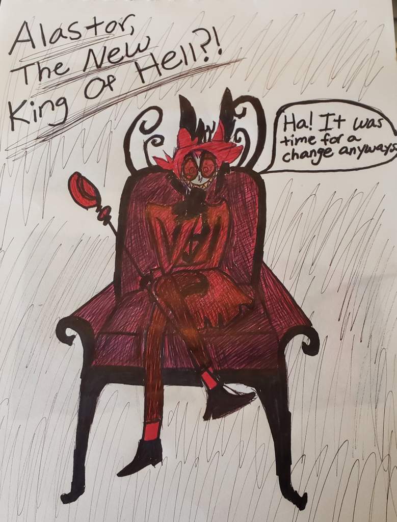 My Second Alastor Drawing Hazbin Hotel Official Amino