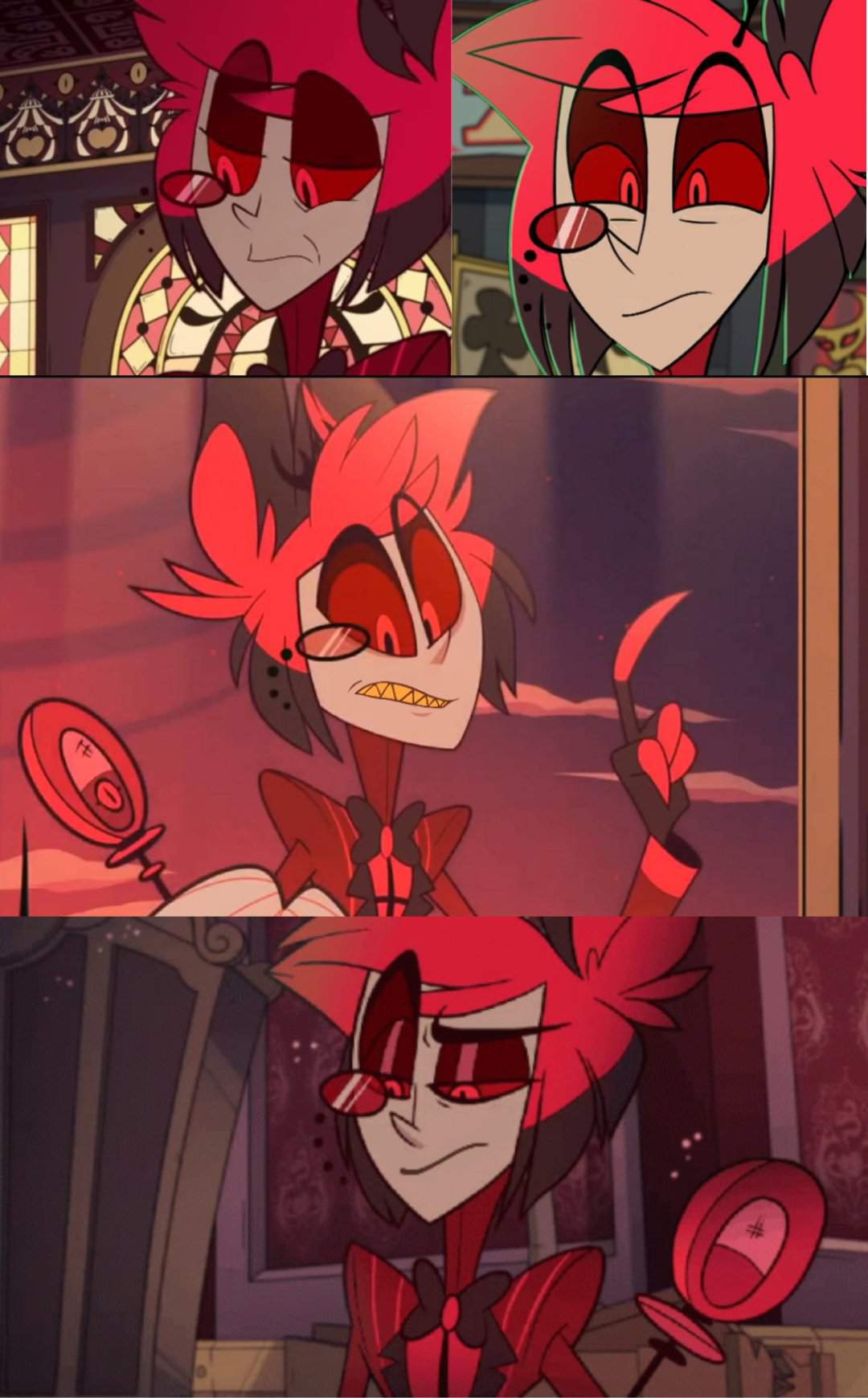 I put frowns on Alastor now he looks weird | Hazbin Hotel (official) Amino