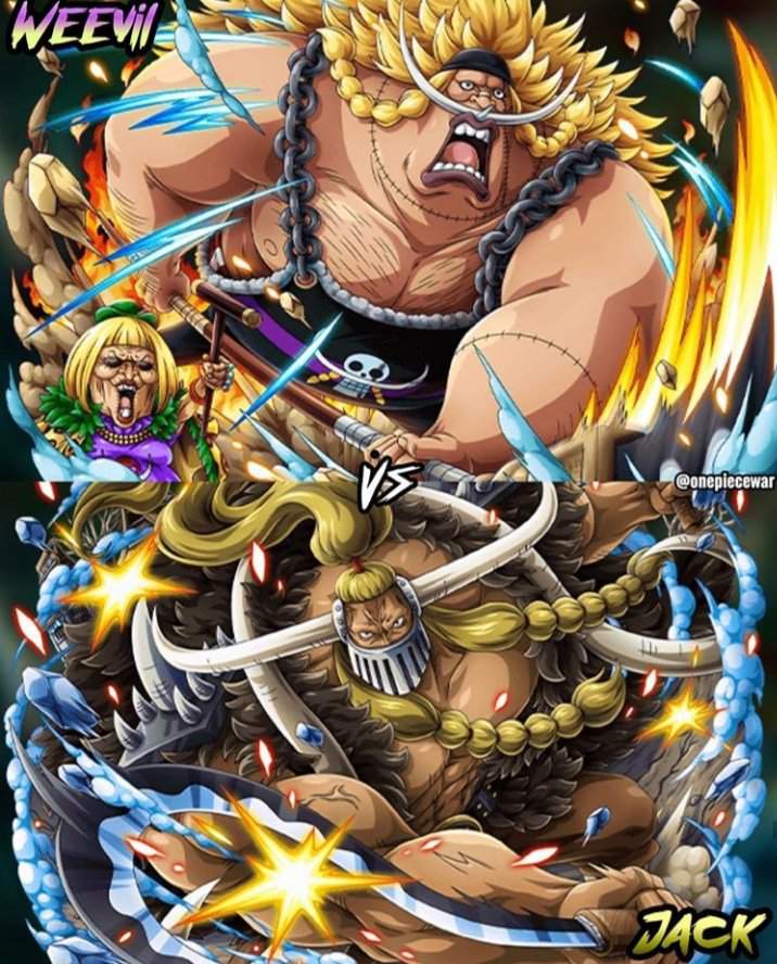 Full Power Battle🔥 Weevil⚔ vs Jack🐘 | One Piece Amino