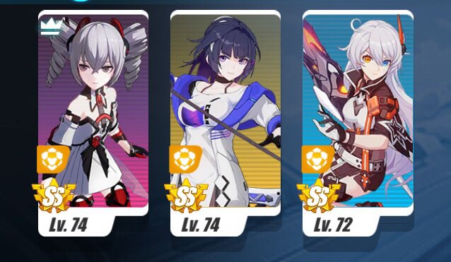 Finally got Mei-senpai do SS-rank, now my trio is complete!! | Honkai ...