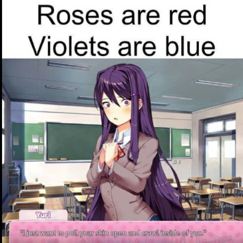 Yuri from DDLC Memes. Enjoy | Memes Amino