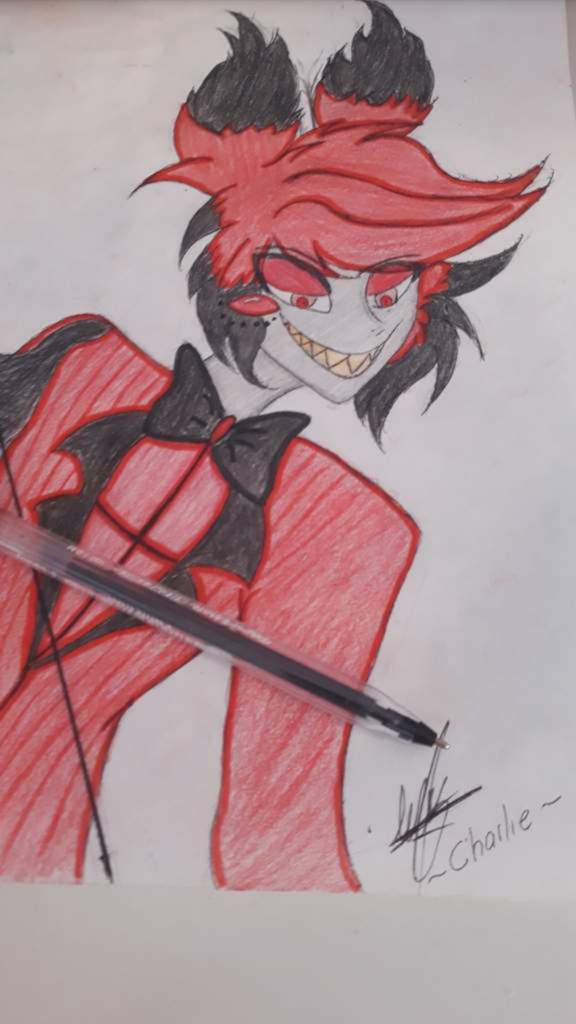 Dibujo De Alastor 🖤 Participante Del Concurso Hazbin Hotel Amino Español Amino