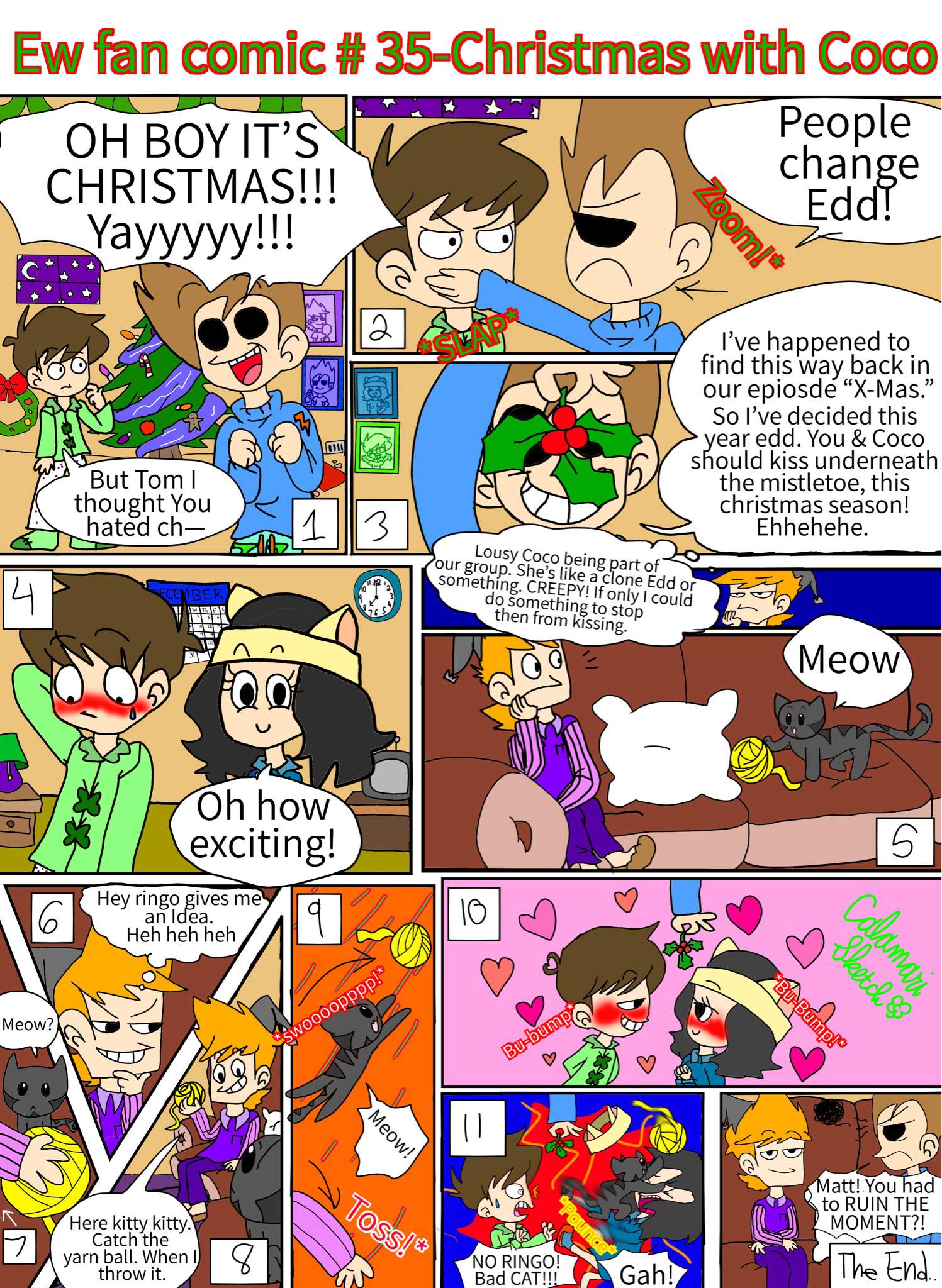 Ew fan comic # 35-Christmas with Coco | 🌎Eddsworld🌎 Amino