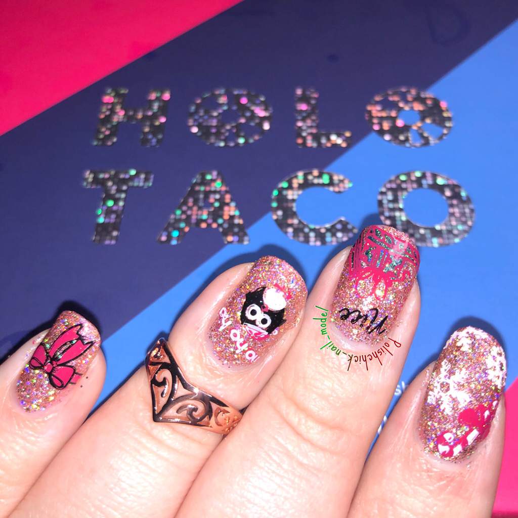 Holo taco | Nail Art Amino