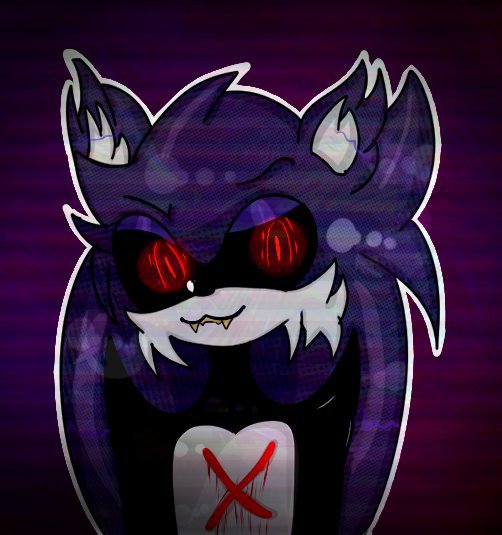 Dibujo de X (Sonic.exe) | °•Creepypastas•° Amino