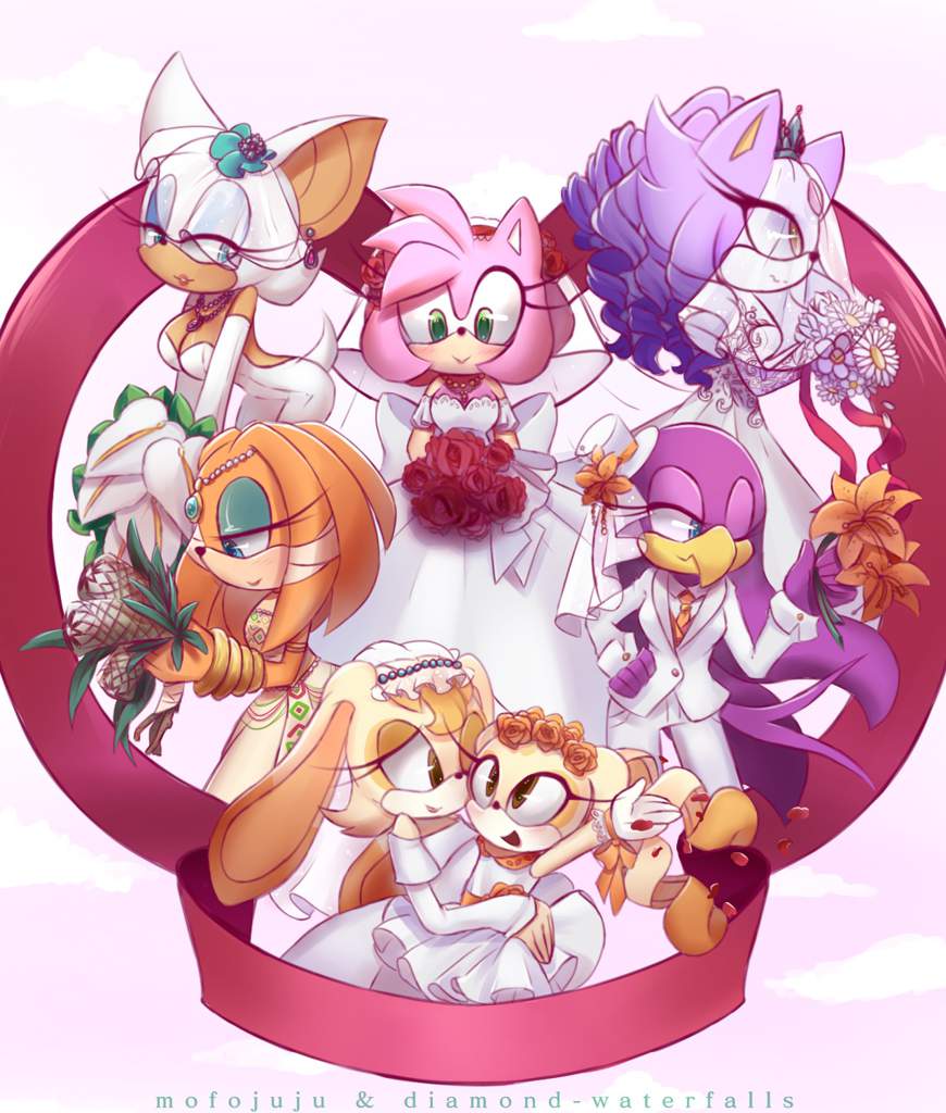 Wedding girls | Sonic the Hedgehog! Amino