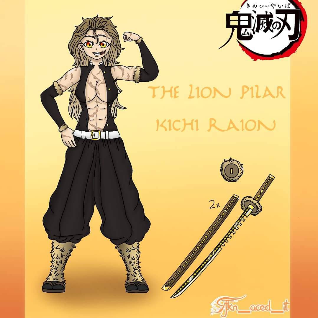 KNY Oc || The Lion Pillar🦁 | Demon Slayer: Kimetsu No Yaiba Amino