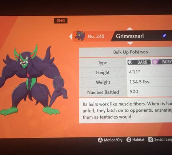 Shiny gmax grimmsnarl hunting | Pokémon Amino