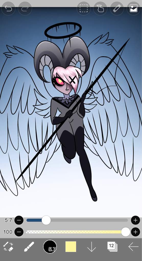 Vaggie as an Arc Angel | Hazbin Hotel (official) Amino