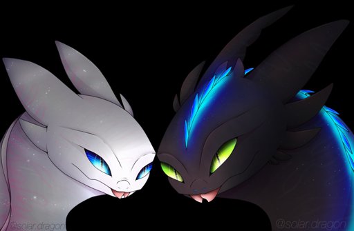 Night Fury x light fury | H.T.T.Y.D Amino