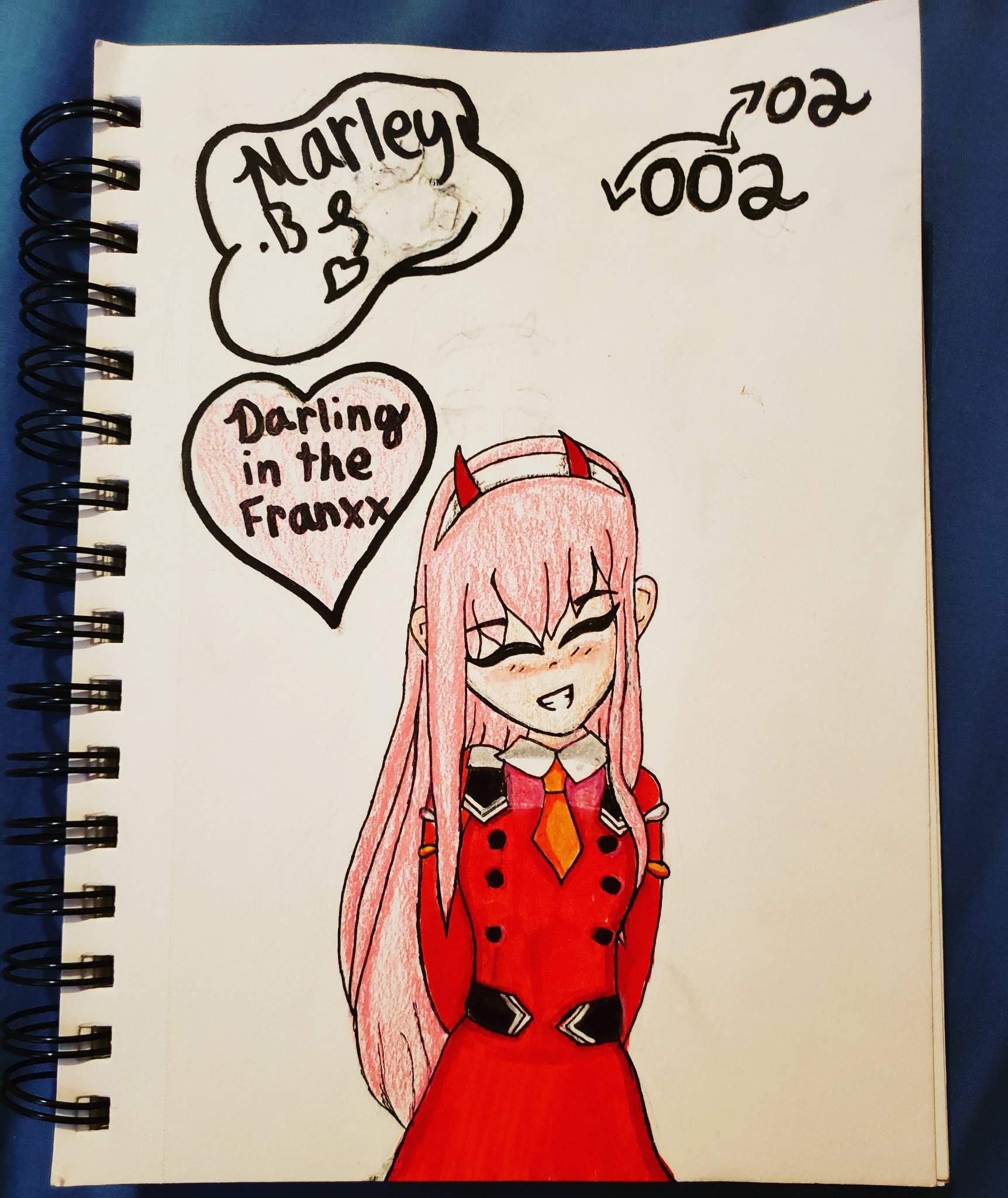 002 fan art UwU | Anime Art Amino