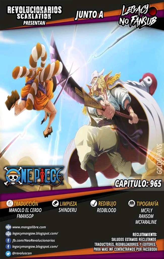 One Piece Manga 965 One Piece Amino