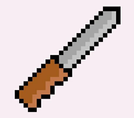 Made a cool pixel dagger | Terrarian Amino