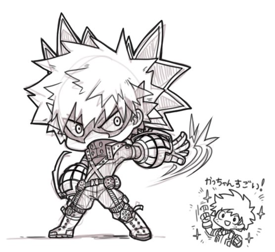 chibi winter bakugou | My Hero Academia Amino