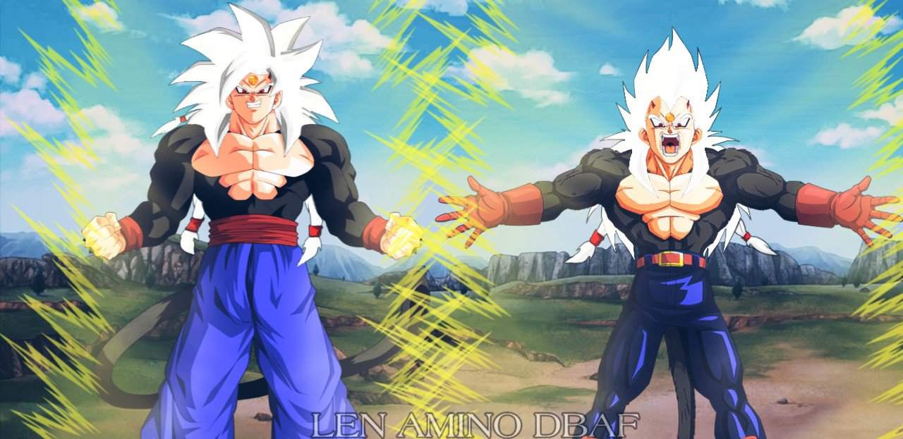 ⚪GOKU Y VEGETA SSJ6⚫-EDIT- | Dragon Ball AF (2004-2007) Amino