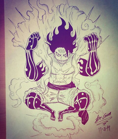 Another Luffy Snake Man Drawing | Anime Villains Amino