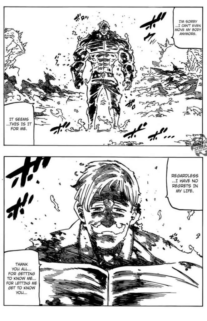 Major Death, Farewell Escanor - Nanatsu no Taizai Chapter 333! | Anime ...