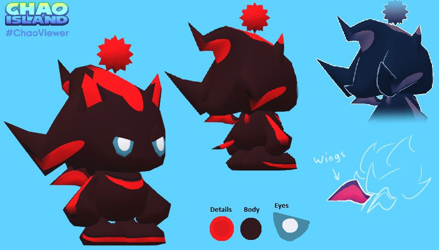 Davie the shadow chao | Wiki | Sonic the Hedgehog! Amino