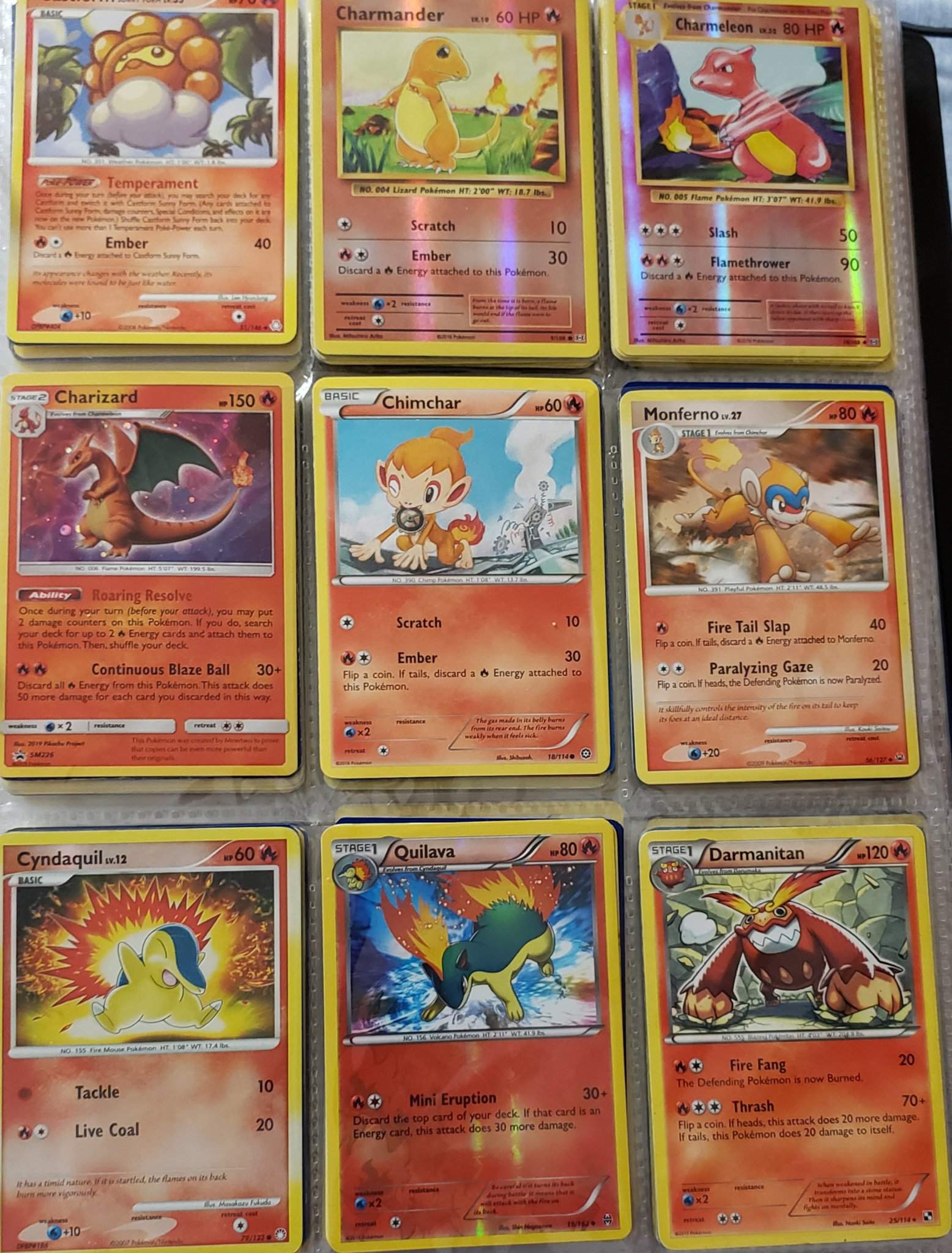 My Fire Type Cards | Pokémon Amino