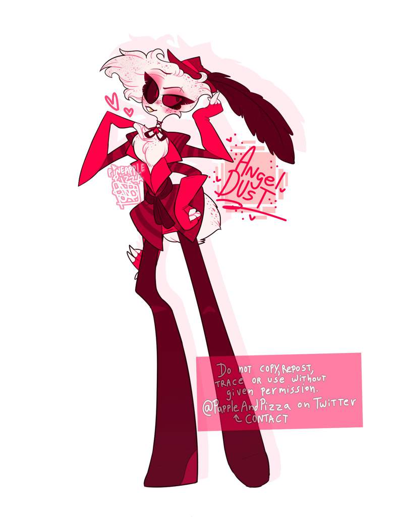 💞 Angel Dust Redesign 💞 Hazbin Hotel Official Amino