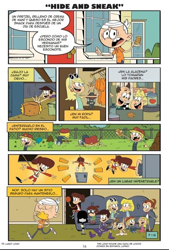 Comic oficial en español parte 2 de 6. | The Loud House Español Amino