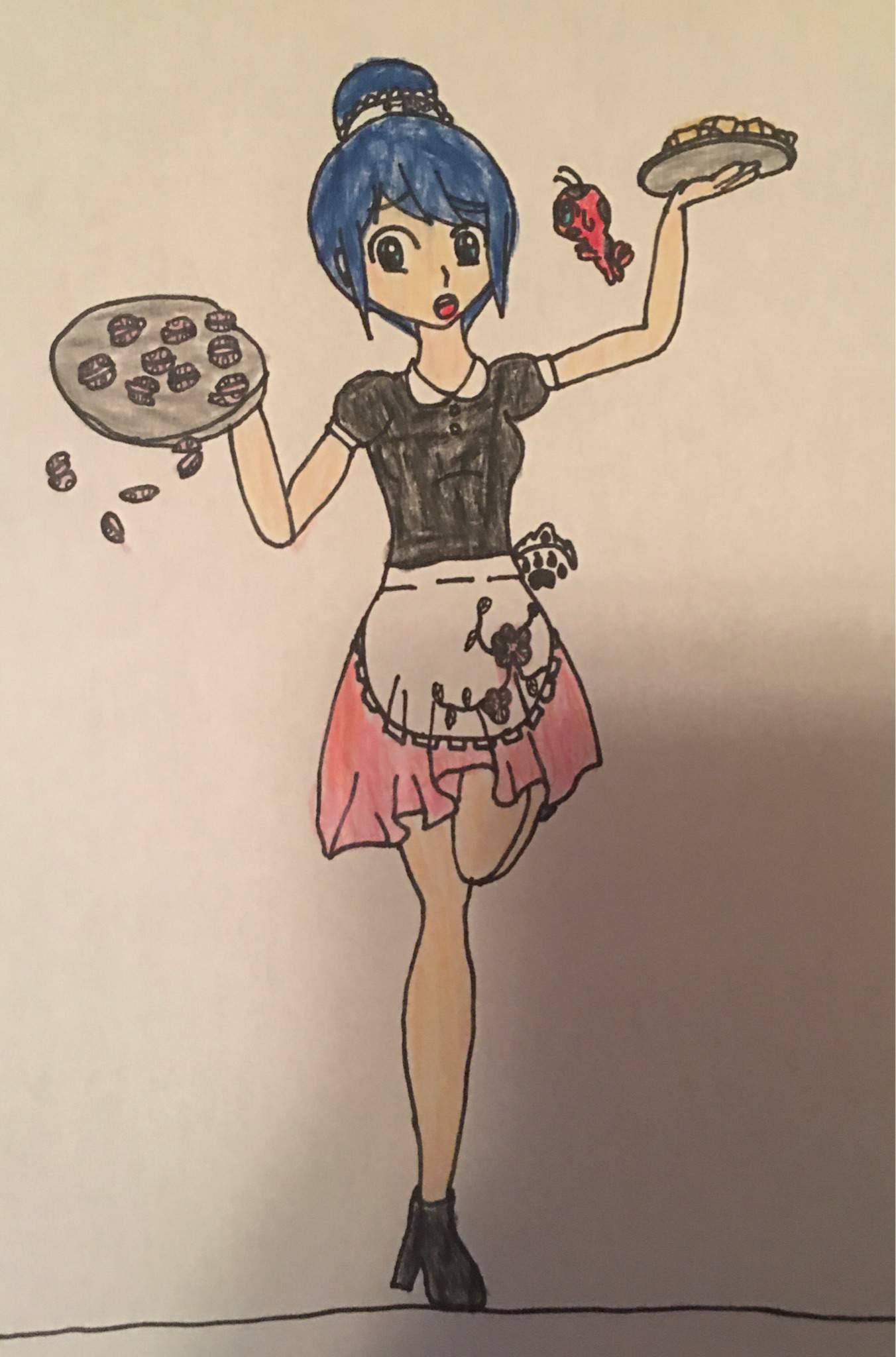 Marinette Maid Art | Miraculous Amino