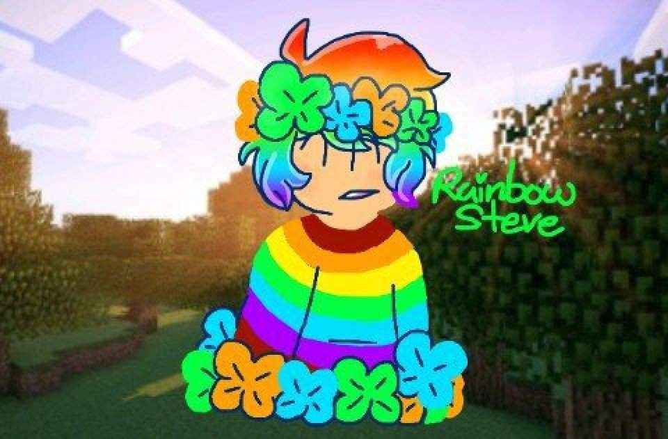 old vs new rainbow steve art | Steve Saga RainbowSteve Amino