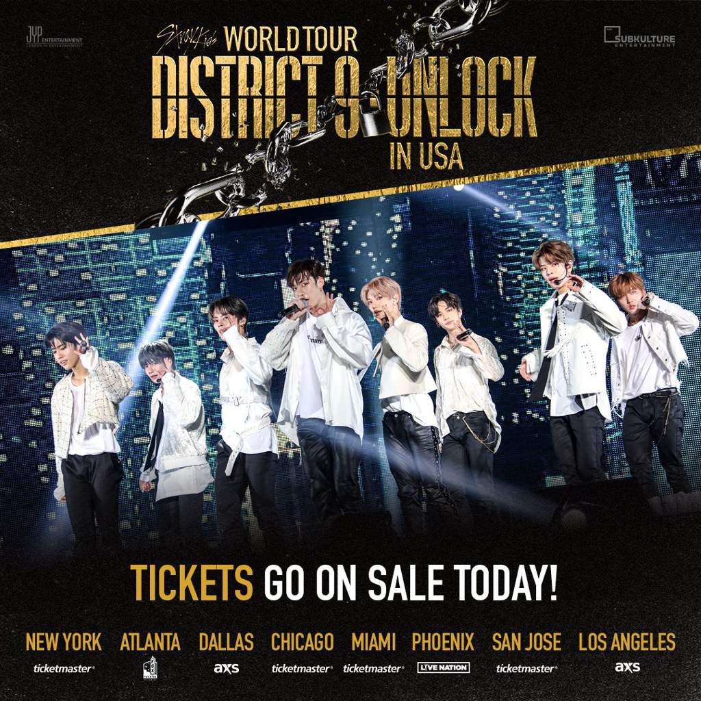 Today is the day 💙 Tickets for Stray Kids World Tour ‘District 9