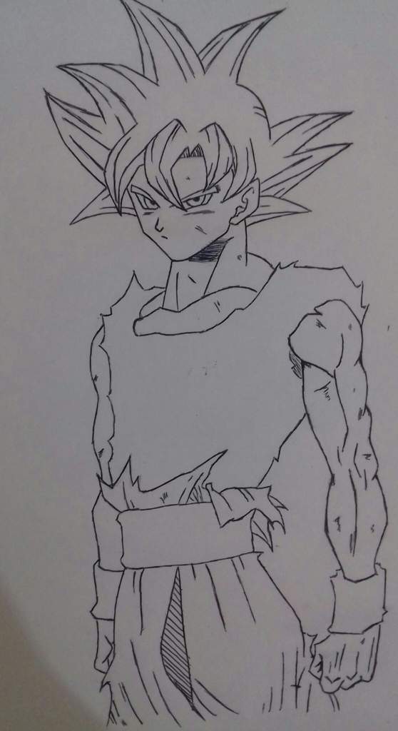 Goku Mastered Ultra Instinct (Manga) Drawing | DragonBallZ Amino