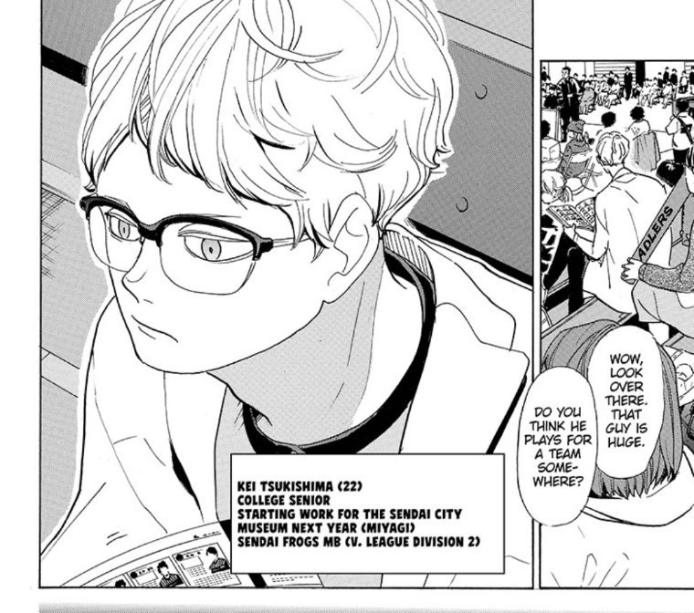 Finally we get to find out what Tsukishima has been up too and unexpectedly...