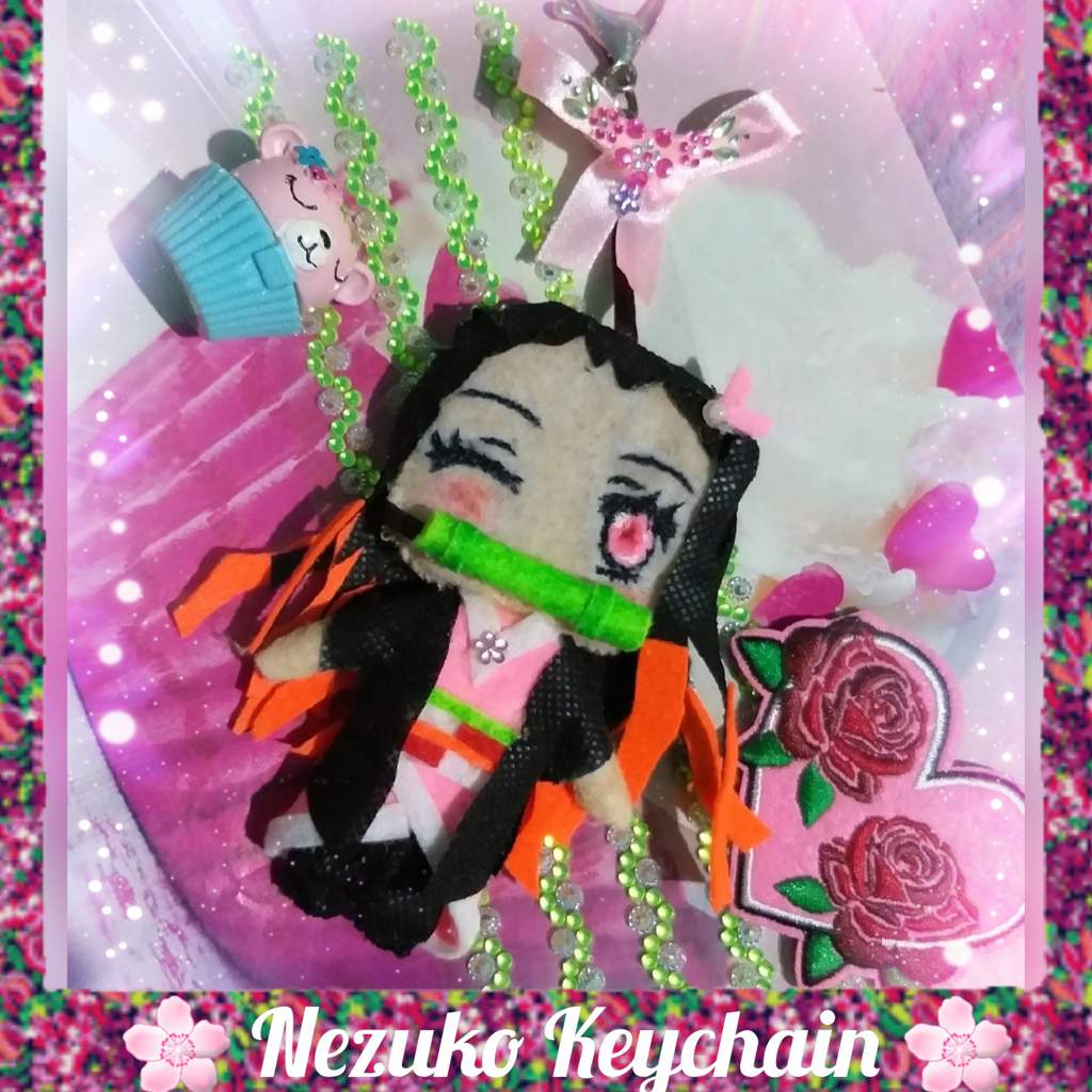 nezuko plush keychain