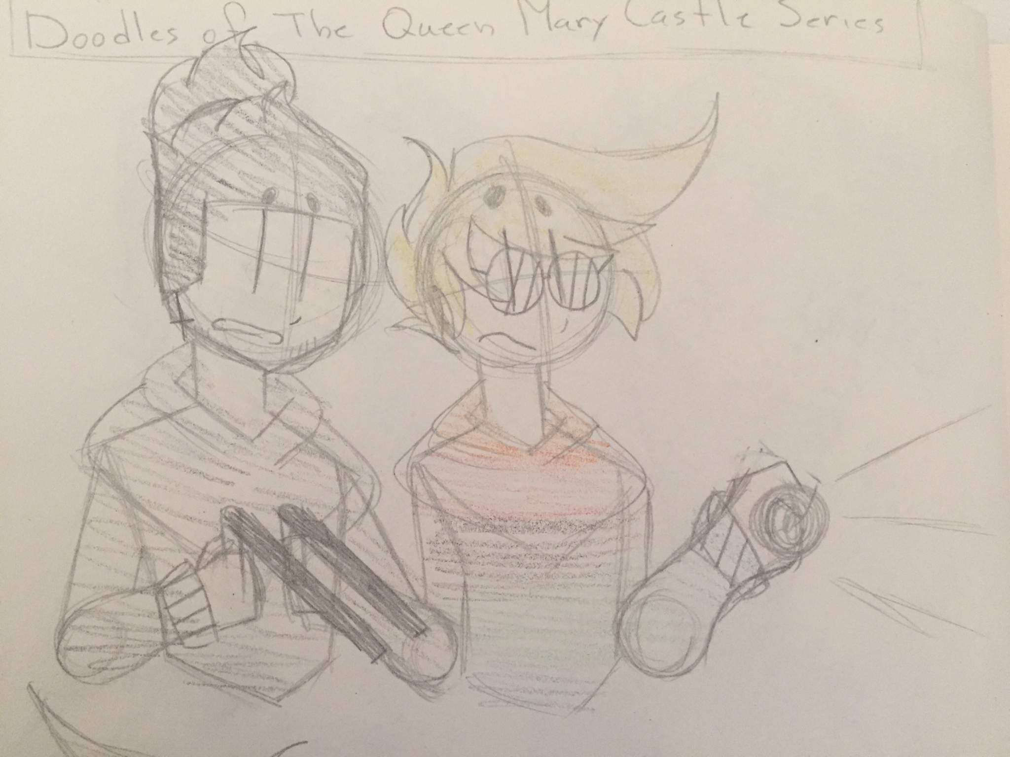 Queen Mary Castle Series Doodles! - Sam and Colby Fanart | Sam and ...