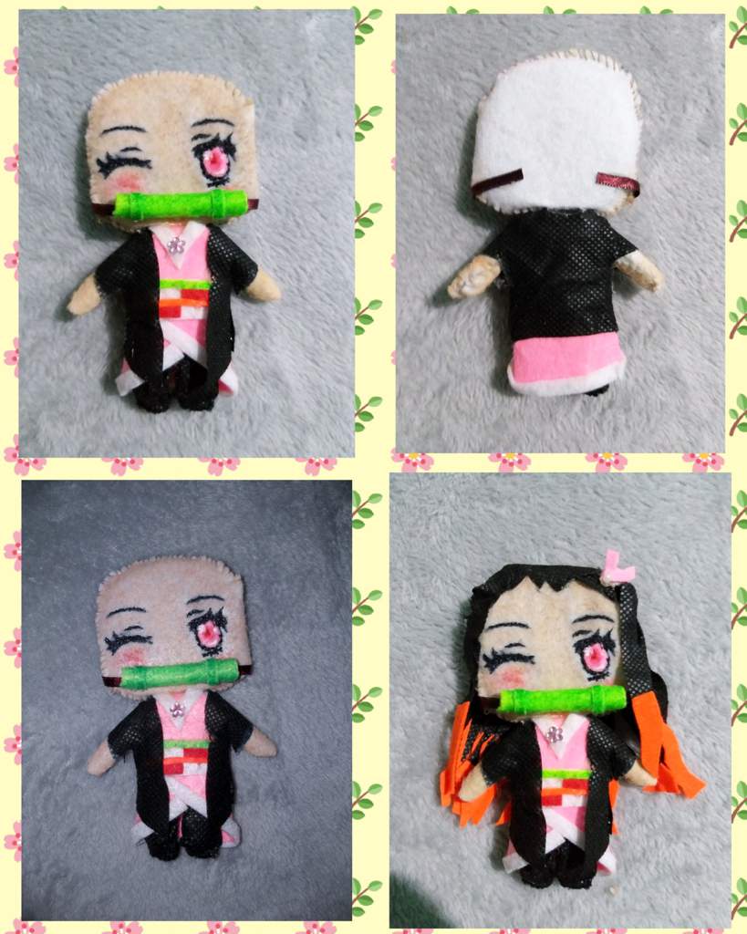 nezuko plush keychain