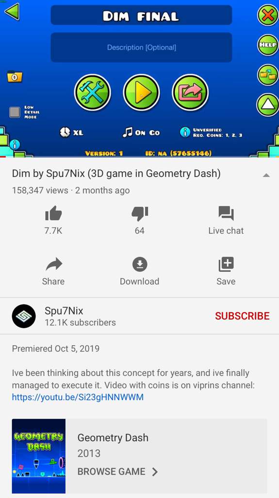 Mastergame And Dim Geometry Dash Amino