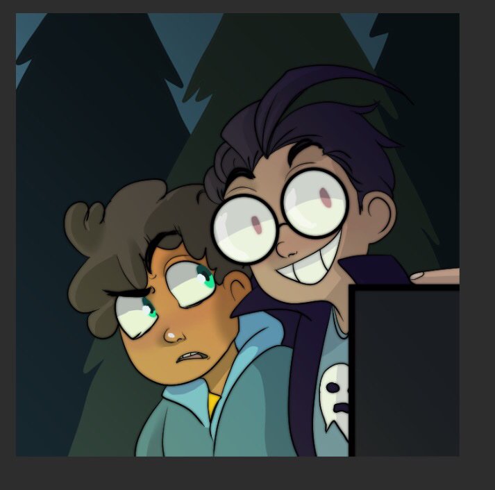 Dib and Max[Hunting Bigfeets!][Camp Camp Crossover] | Invader Zim Amino